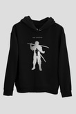 Black Clover Baskılı Unisex Siyah Hoodie