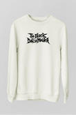 Black Dahlia Murder Beyaz Unisex Sweatshirt