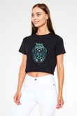 Black Dahlia Murder Siyah Crop Top Tişört