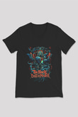 Black Dahlia Murder Siyah Unisex V Yaka Tişört T-Shirt