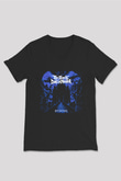 Black Dahlia Murder Siyah Unisex V Yaka Tişört T-Shirt