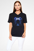 Black Dahlia Murder Siyah Unisex V Yaka Tişört T-Shirt