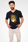 Black Dahlia Murder Siyah Unisex V Yaka Tişört T-Shirt