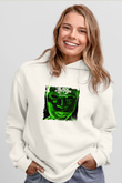 Black Eyed Peas Baskılı Unisex Beyaz Hoodie