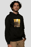 Black Eyed Peas Baskılı Unisex Siyah Hoodie