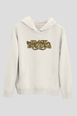 Black Eyed Peas Beyaz Unisex Kapüşonlu Sweatshirt