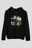 Black Eyed Peas Siyah Unisex Kapüşonlu Sweatshirt