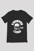 Black Label Society Siyah Unisex V Yaka Tişört T-Shirt