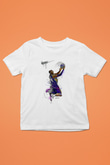 Black Mamba Baskılı Beyaz Unisex Beyaz Çocuk Tişört - Tshirt