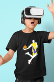 Black Mamba Baskılı Unisex Siyah Çocuk Tişört - Tshirt