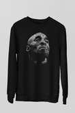 Black Mamba Baskılı Unisex Siyah Sweatshirt