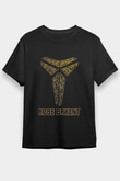Black Mamba Baskılı Unisex Siyah Tişört - Tshirt