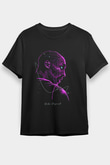 Black Mamba Baskılı Unisex Siyah Tişört - Tshirt