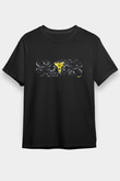 Black Mamba Baskılı Unisex Siyah Tişört - Tshirt