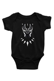 Black Panther Baskılı Siyah Bebek Body - Zıbın