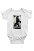 Black Panther Beyaz Bebek Body - Zıbın