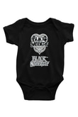Black Sabbath Baskılı Siyah Bebek Body - Zıbın