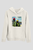 Black Sabbath Baskılı Unisex Beyaz Hoodie