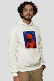 Black Sabbath Baskılı Unisex Beyaz Hoodie