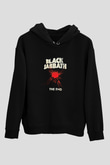 Black Sabbath Baskılı Unisex Siyah Hoodie