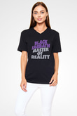 Black Sabbath Baskılı Unisex Siyah V Yaka Tişört