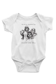 Black Sabbath Beyaz Bebek Body - Zıbın