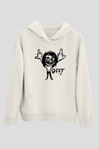 Black Sabbath Beyaz Unisex Kapüşonlu Sweatshirt