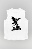 Black Sabbath Beyaz Unisex Kolsuz Tişört