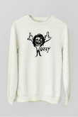 Black Sabbath Beyaz Unisex Sweatshirt