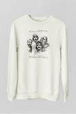 Black Sabbath Beyaz Unisex Sweatshirt