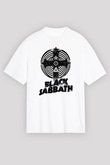 Black Sabbath Beyaz Unisex Tişört T-Shirt - TişörtFabrikası