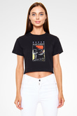 Black Sabbath Siyah Crop Top Tişört