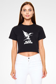 Black Sabbath Siyah Crop Top Tişört