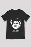 Black Sabbath Siyah Unisex V Yaka Tişört T-Shirt