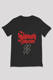 Black Sabbath Siyah Unisex V Yaka Tişört T-Shirt