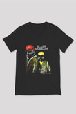 Black Sabbath Siyah Unisex V Yaka Tişört T-Shirt