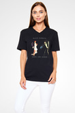 Black Sabbath Siyah Unisex V Yaka Tişört T-Shirt