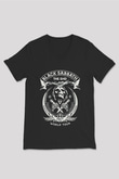 Black Sabbath Siyah Unisex V Yaka Tişört T-Shirt