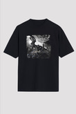 Black Veil Brides Baskılı Unisex Siyah Oversize Tişört