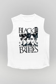 Black Veil Brides Beyaz Unisex Kolsuz Tişört