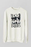 Black Veil Brides Beyaz Unisex Sweatshirt