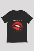 Black Veil Brides Siyah Unisex V Yaka Tişört T-Shirt