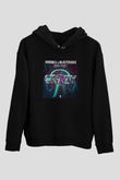 Blasterjaxx Siyah Unisex Kapüşonlu Sweatshirt