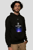Blasterjaxx Siyah Unisex Kapüşonlu Sweatshirt