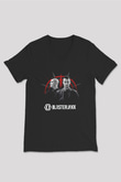 Blasterjaxx Siyah Unisex V Yaka Tişört