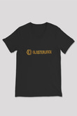 Blasterjaxx Siyah Unisex V Yaka Tişört