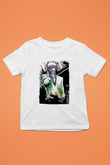 Bleach Baskılı Beyaz Unisex Beyaz Çocuk Tişört - Tshirt