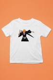 Bleach Baskılı Beyaz Unisex Beyaz Çocuk Tişört - Tshirt