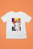 Bleach Baskılı Beyaz Unisex Beyaz Çocuk Tişört - Tshirt