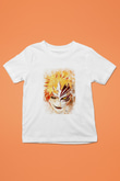 Bleach Baskılı Beyaz Unisex Beyaz Çocuk Tişört - Tshirt